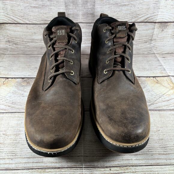 Timberland Cross Mark Gore-Tex Boots Mens 11 AeroCore PT Chukka Lace Up Brown - Picture 3 of 12